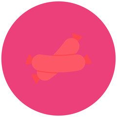 Sausage Link icon vector image. Can be used for Brunch.