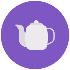 Tea Pot icon vector image. Can be used for Brunch.