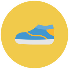 Running Shoes icon vector image. Can be used for Physical Wellbeing.