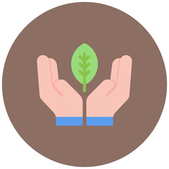 Obraz premium Conservationist icon vector image. Can be used for World Environment Day.