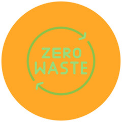 Zero Waste icon vector image. Can be used for World Environment Day.