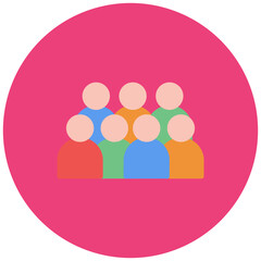 Groups icon vector image. Can be used for Social Relationship.