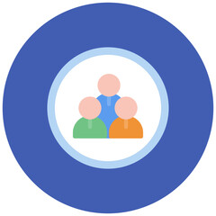 Inner Circle icon vector image. Can be used for Social Relationship.