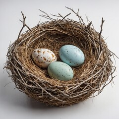 Obraz premium nest with eggs