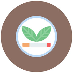 Tobacco icon vector image. Can be used for Smoking.