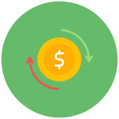 ROI icon vector image. Can be used for Data Science.