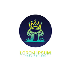 musroom king masroom logo icone design