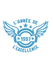 1997 annee anniversaire excellence logo