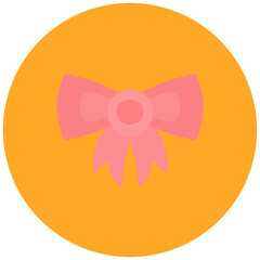 Ribbon icon vector image. Can be used for Crafting.