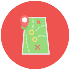 Map icon vector image. Can be used for Mining And Crafting.