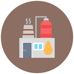 Petrochemical Plant icon vector image. Can be used for Oil And Gas.