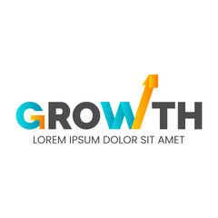 Innovative Growth Concept Logo with Arrow Design for Business Expansion