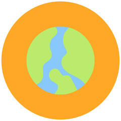Earth icon vector image. Can be used for Protesting and Civil Disobedience.
