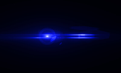Color Lens Flare light over Black Background. Easy to add overlay or screen filter over Photos