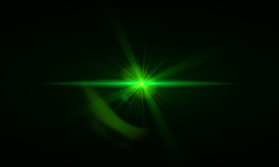 Color Lens Flare light over Black Background. Easy to add overlay or screen filter over Photos
