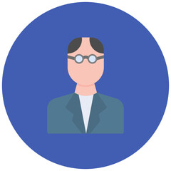 Teacher Male icon vector image. Can be used for Literature.