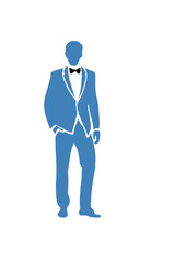 homme costume noeud papillon business 