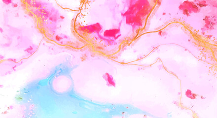 Vibrant Abstract Purple and Blue Ink Texture – Fluid Alcohol Ink Flow with Marble-Like Organic Pattern for Backgrounds, Wallpapers, and Artistic Projects