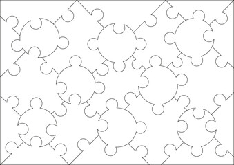 jigsaw puzzle from 25 pieces
