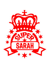 sarah prenom super rennes logo tampon