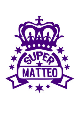 matteo prenom super king rennes logo tampon