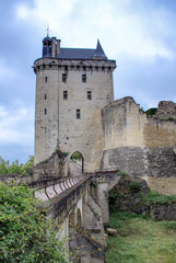 L'entrée du château de Chinon 