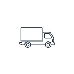 Fototapeta premium delivery truck icon