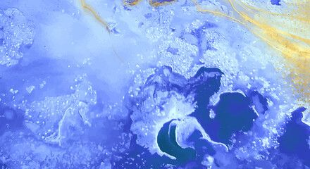 Vibrant Abstract Purple and Blue Ink Texture – Fluid Alcohol Ink Flow with Marble-Like Organic Pattern for Backgrounds, Wallpapers, and Artistic Projects