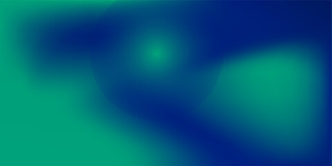 Blue-green gradient studio room, abstract background pattern, walls and floor reflect neon lights, dark tones and feel speed of digital technology connected blue-green background. Future technology.