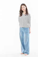Obraz premium 若い女性 笑う 