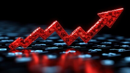 A surge in stock market profits, fueled by rising interest rates and robust money investments, painted a vibrant picture on the finance chart, signifying a period of economic growth and prosperity 