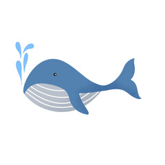 cute whale cartoon drawing