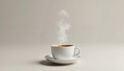 Cafe en la ma&ntilde;ana caliente