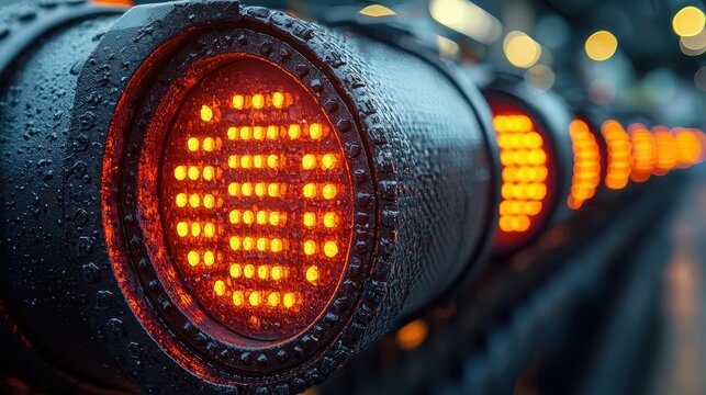 A vibrant, dynamic tableau of stock market data unfolds on a massive, illuminated screen, its digital ticker tape scrolling in real-time, a testament to the ever-changing pulse of the global  - Powered by Adobe