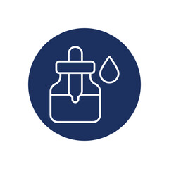 Nasal Drops icon vector