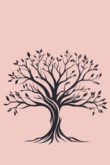 Tree, Mountain, River, Road, Background, Bubble, Abstract, Dots, Waves, Bird, Flowers, Leaves, Lines, Light, Moon, Night, Sky, Sun, Nature, Stars, Meditation, Artwork, Vector