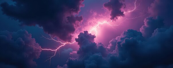 Intense lightning strike, supercharged energy burst , vibrant, atmospheric, energy