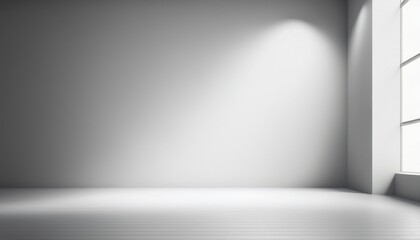 empty white studio background design for displaying product