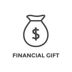Financial Gift Student Loan Debt - Forgiveness Icon