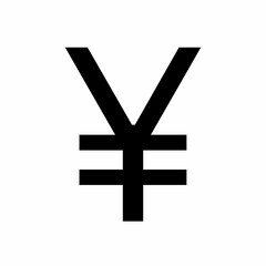 yen currency icon, Japanese yen symbol, yen sign 
