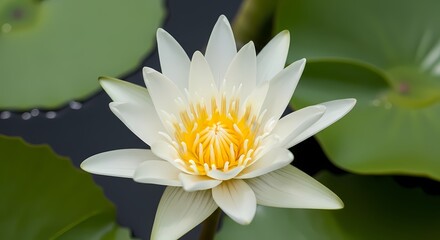 Serene White Lotus Blossom: Purity, Peace, and Spiritual Awakening