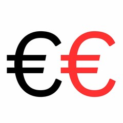 euro icon, euro symbol 