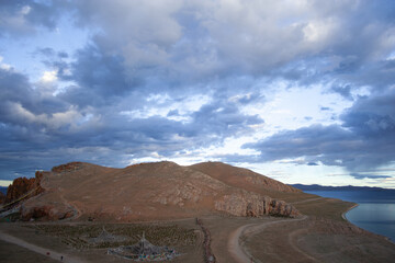 Xizang, Namco, Plateau，lake，mountain