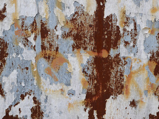 weathered rusty billboard background