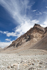 mountain landscape in the himalayas