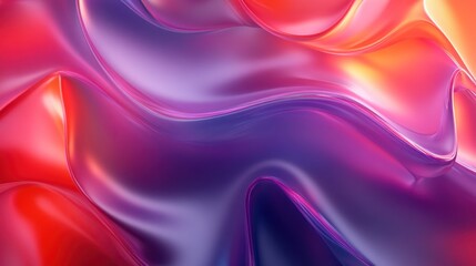 Abstract, vibrant, flowing liquid colors