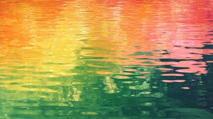 Vibrant Water Reflections