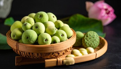 Lotus Seeds
Used in soups and desserts, lotus seeds have a subtle, slightly sweet flavor. They are also used in traditional Chinese medicine.