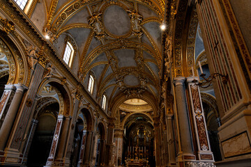 A stunning view framed by the elegant arches of Montecassino Abbey, showcasing the surrounding landscape