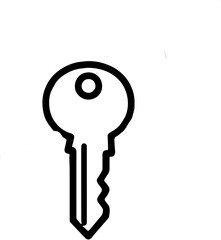 key vector illustration